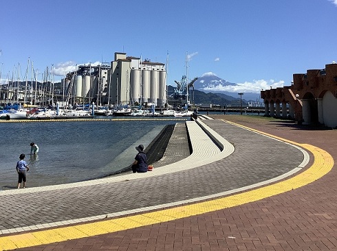 身近に海が感じられます