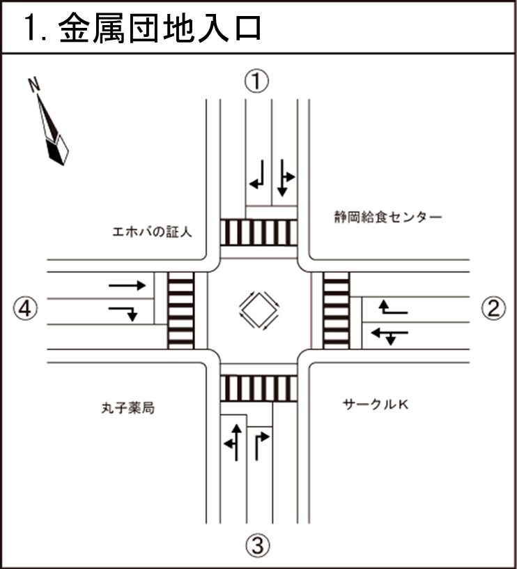 金属団地入口