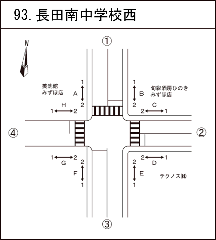 長田南中学校西