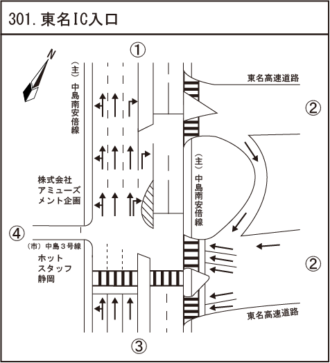東名I.C入口