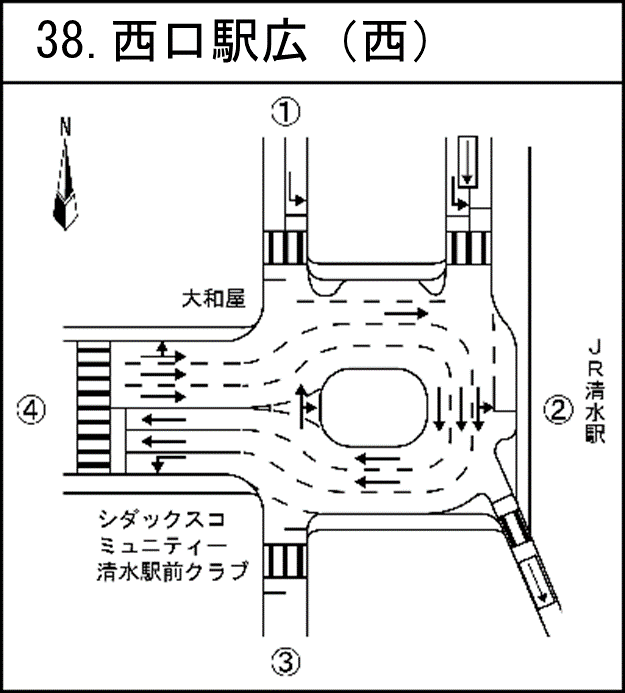 西口駅広西
