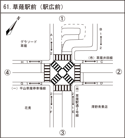 草薙駅前（駅広前）