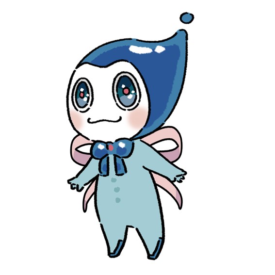 水のキャラクター「しずみぃ」のデザイン画像