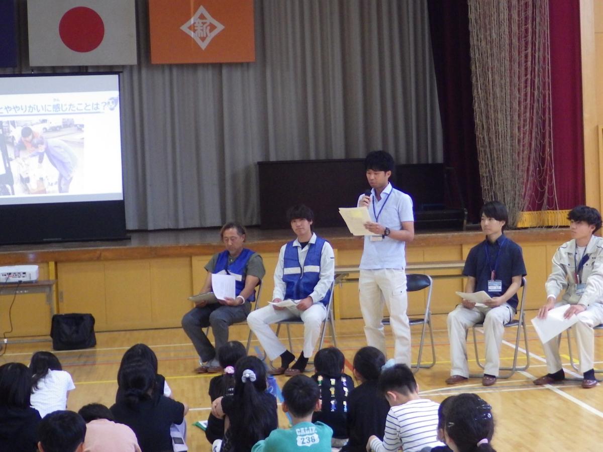 令和6年能登半島地震の被災地での活動に関する話の様子