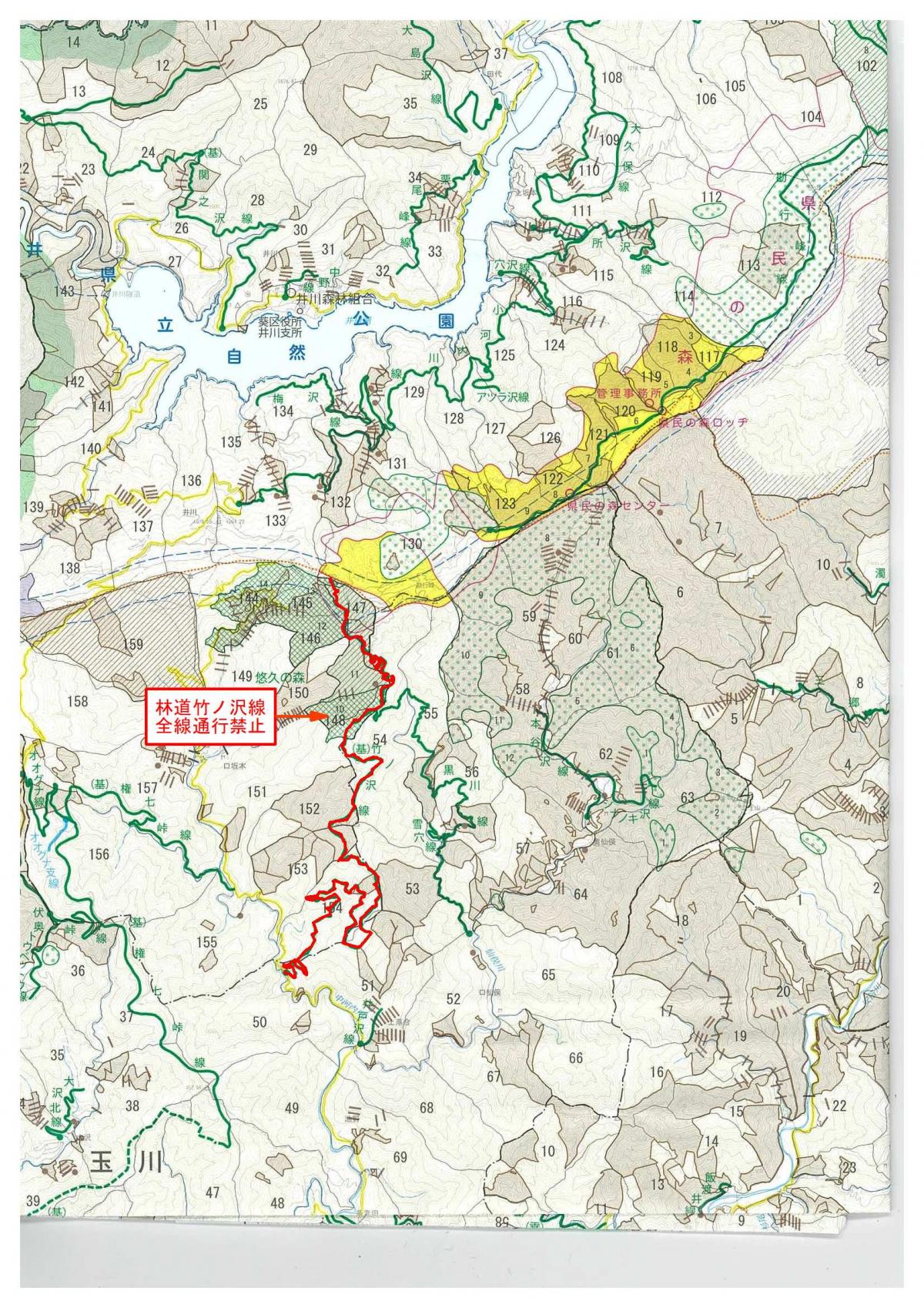 竹ノ沢線地図