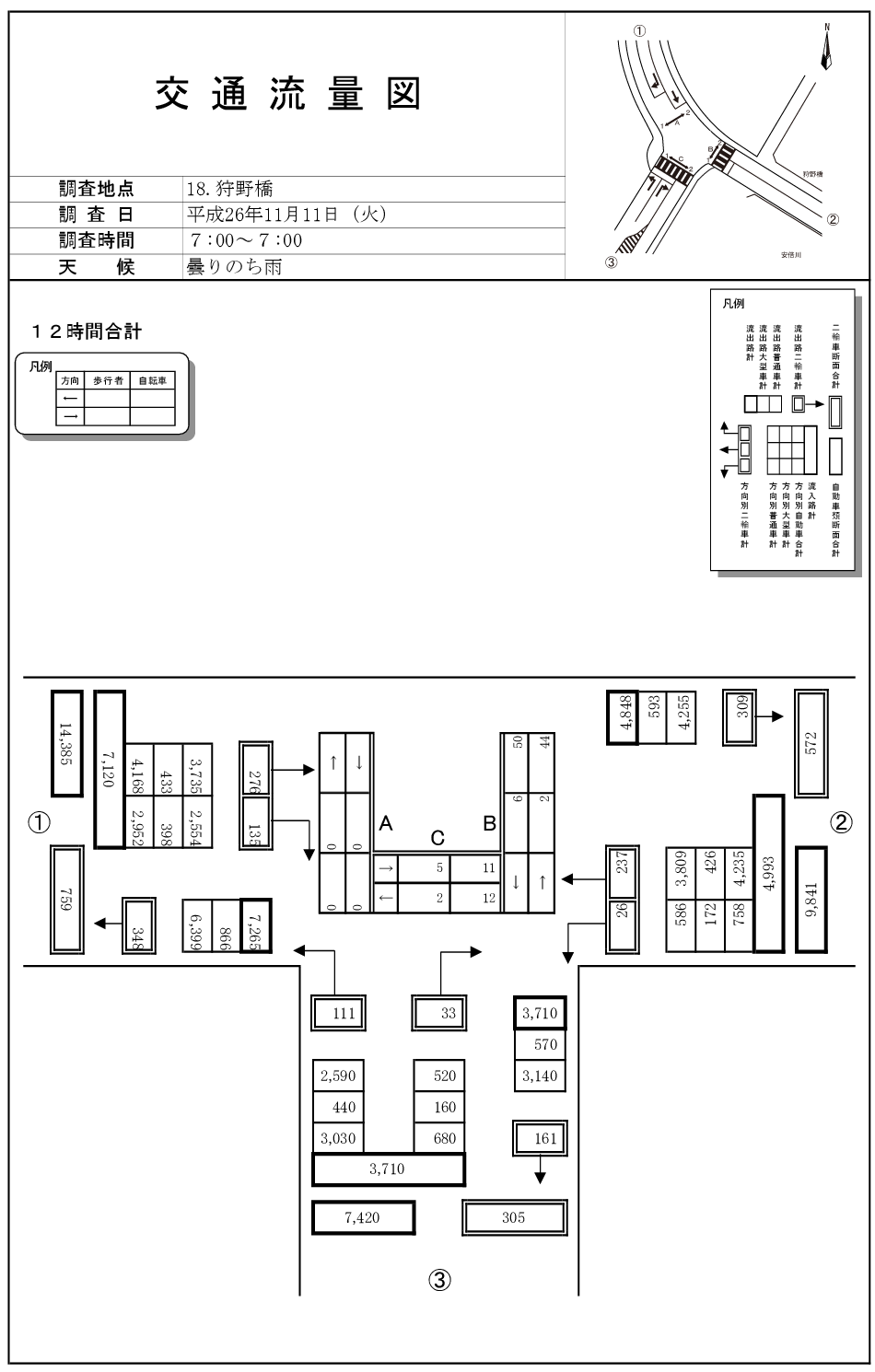 美和トンネル_平成26年度(12h)