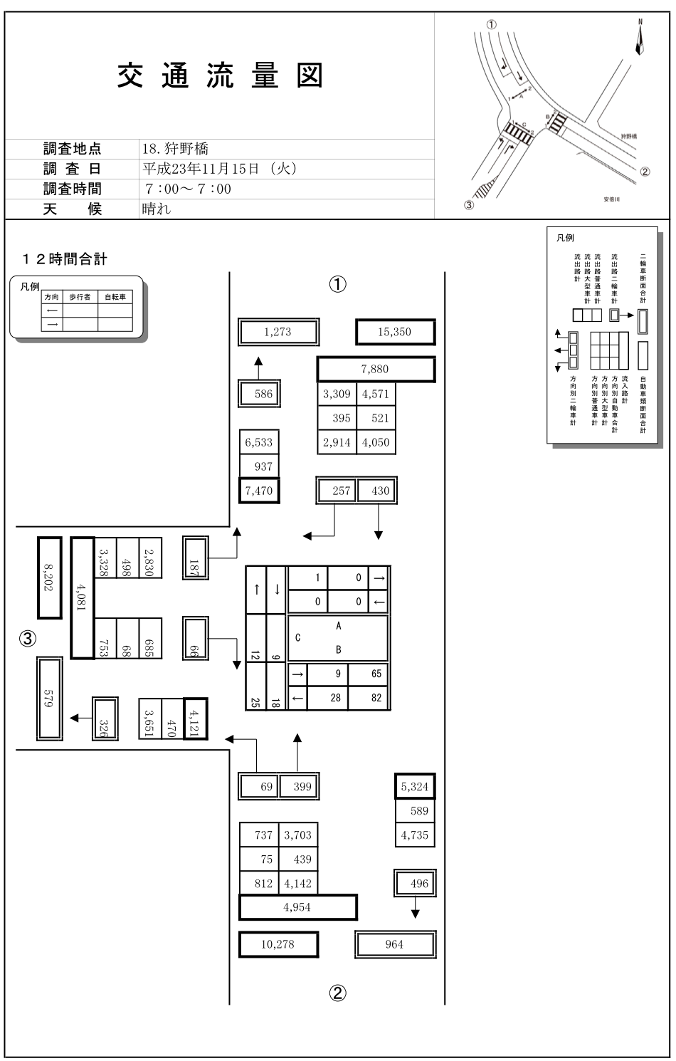 美和トンネル_平成23年度(12h)