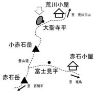 19.植被階状土・縞状土・ソリフラクションローブガンコウラン・イワツメクサ・イワウメの場所