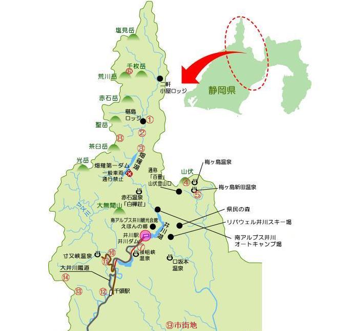 地形地質案内図