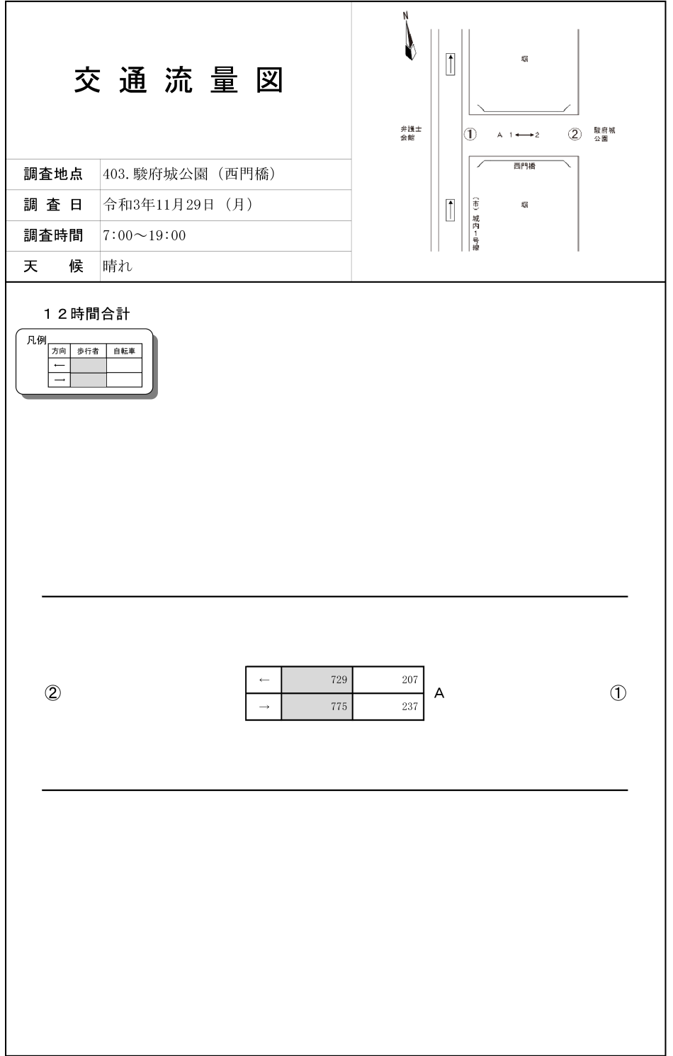 駿府城公園（西門橋）_令和3年度(12h)