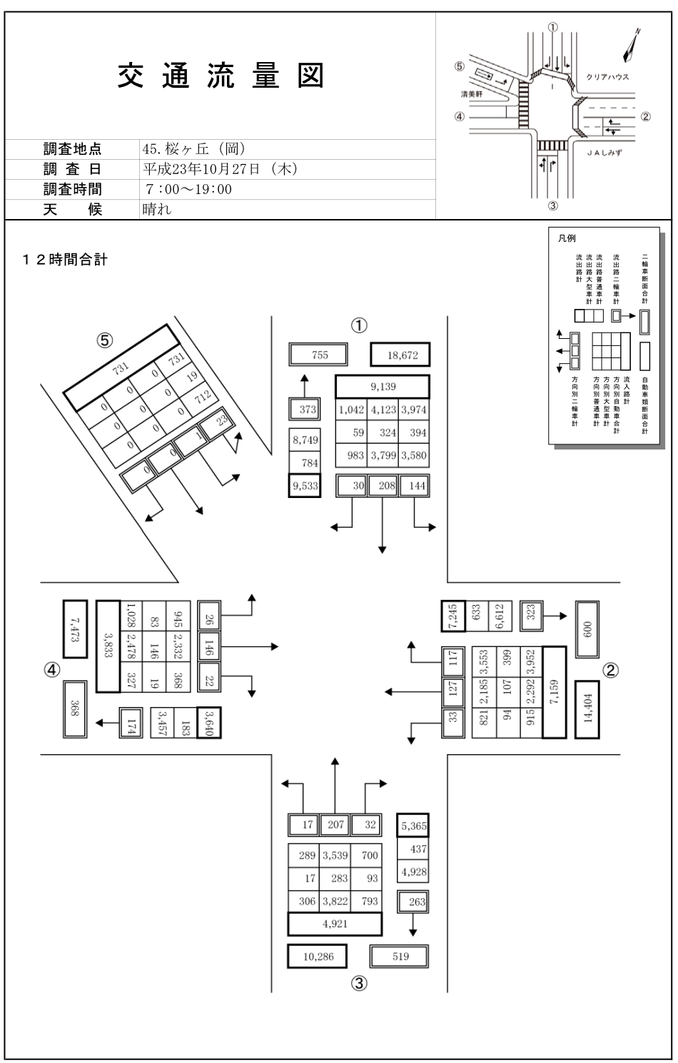 桜ヶ丘病院入口_平成23年度(12h)