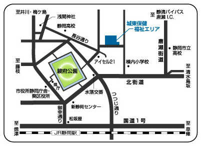 障害者歯科保健センター地図