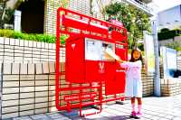 4郵便ポストプラモニュメントの写真