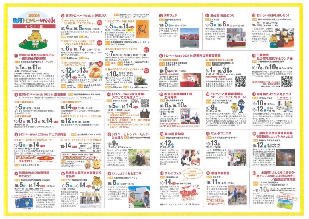 駿河トロベーWeek2024チラシ_2, 3ページ