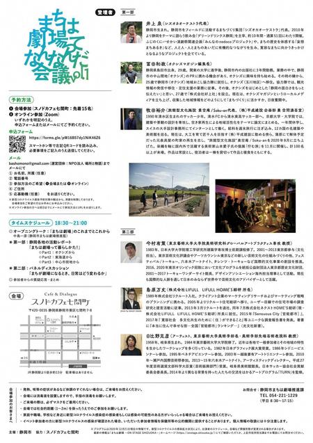 なんなんだ会議案内チラシ（裏面）
