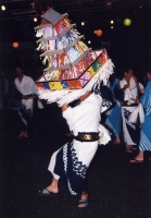 有東木の盆踊り　灯篭