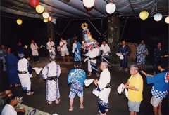 有東木の盆踊り　男踊り