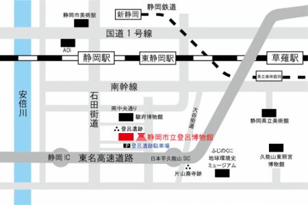 登呂博物館地図