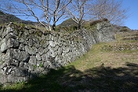 小島陣屋跡大手石垣