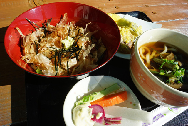 井川ビジターセンター料理2