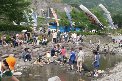 入山親水公園の様子