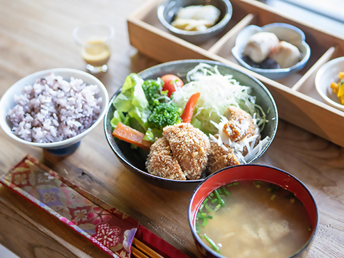 満緑カフェ食事