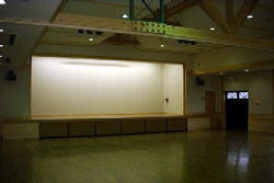 井川支所に併設されている多目的ホールの写真