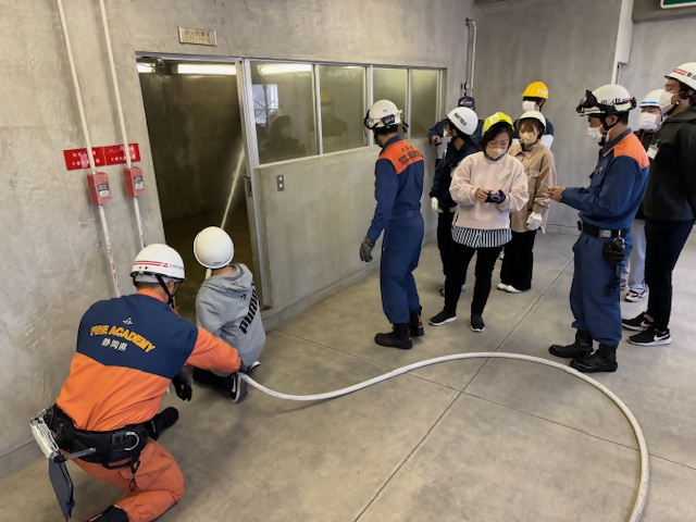 県消防学校体験入校