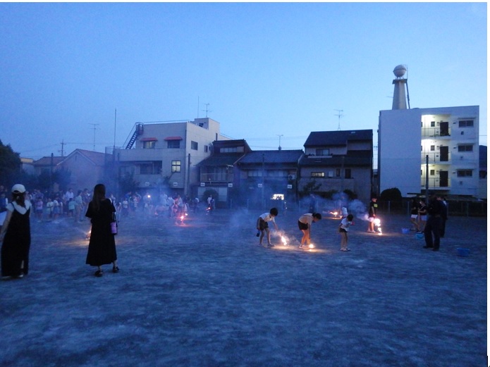番町小学校花火教室
