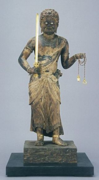 木造不動明王立像（建穂寺観音堂）