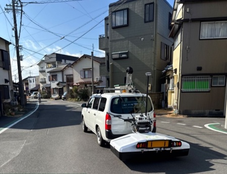 空洞調査作業状況1