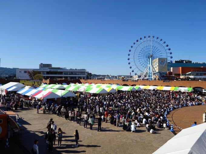 アグリフェスタしみず上空から