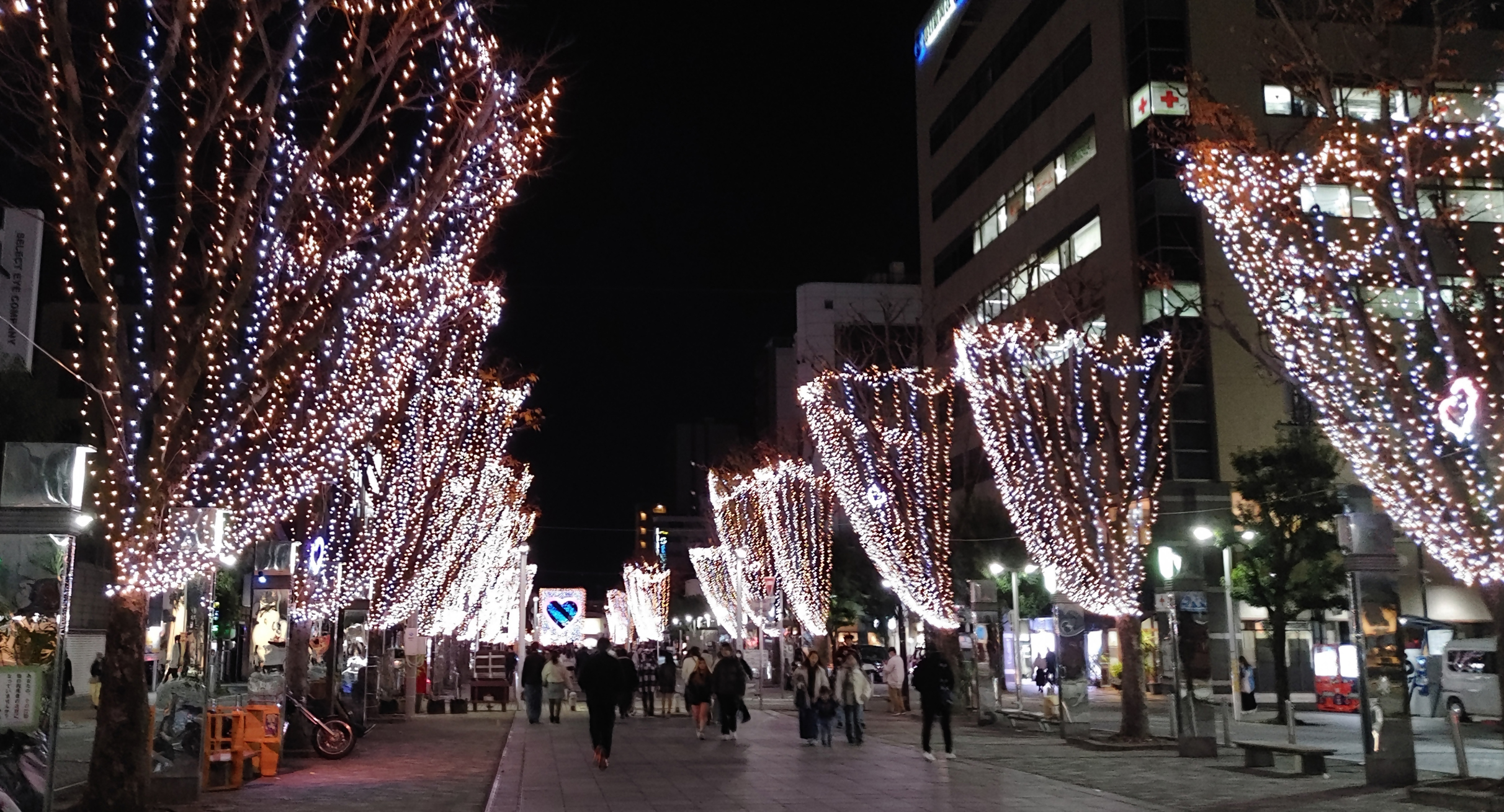 輝くイルミネーション