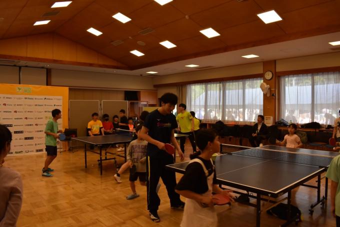 卓球教室の様子1