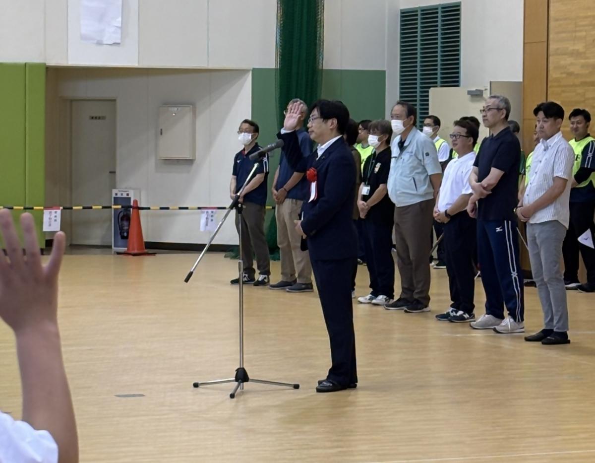 中部地区交流スポーツ大会に出席している様子