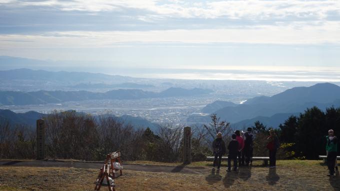 「高山市民の森」山頂からの眺望