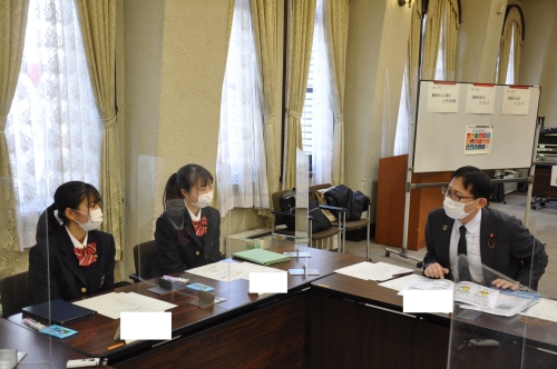 意見交換会（常葉大学附属橘高校）写真2