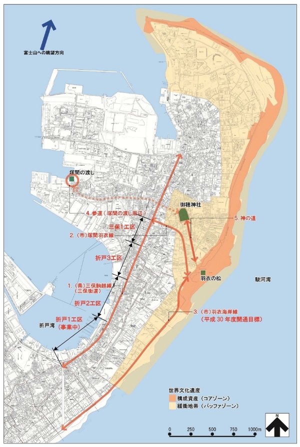 優先対象路線位置図