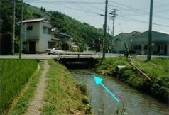 昭和58（1983）年当時の河川改修前の写真